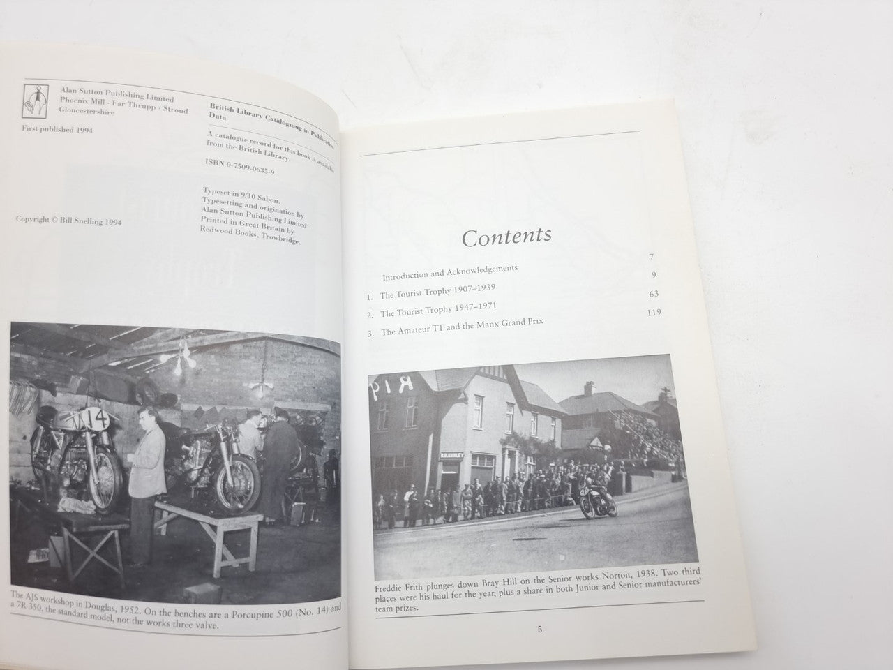 Tourist Trophy in Old Photographs (Bill Snelling, 1994)