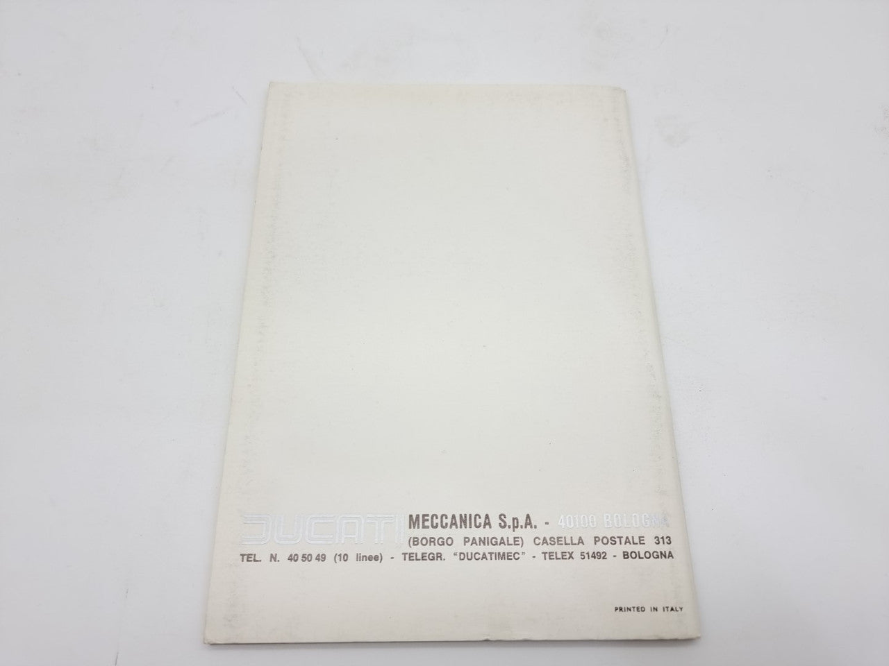 Ducati 750ss, 900ss Desmo Instructions for Use and Maintenance