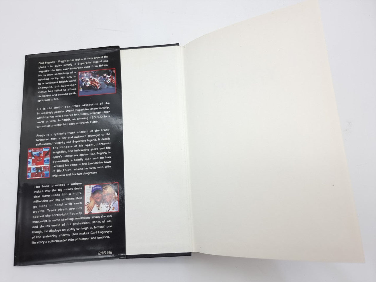 SIGNED Foggy - The Explosive Autobiography of the Four-time Superbike World Champion