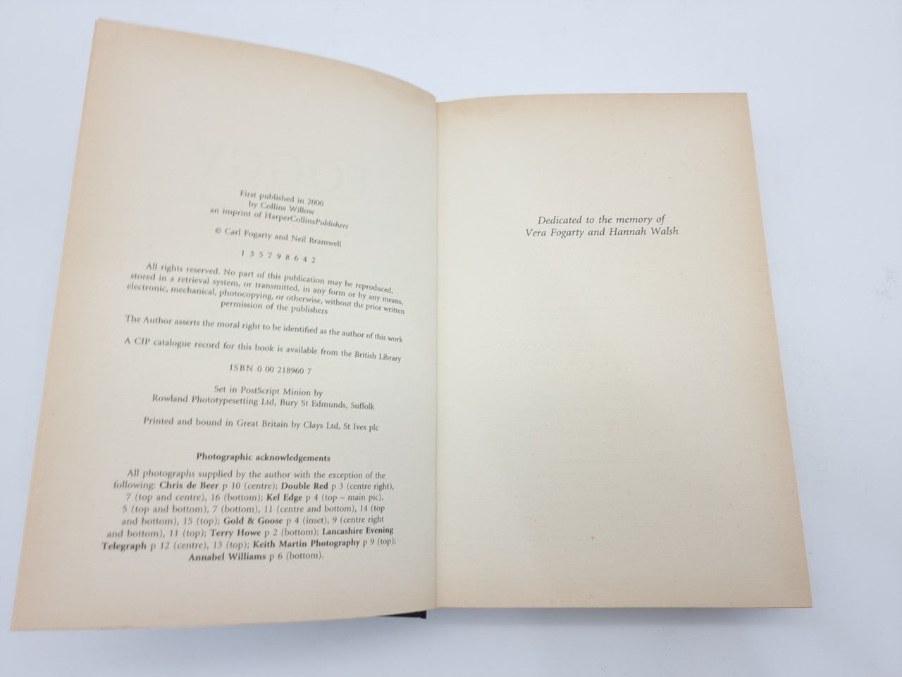 SIGNED Foggy - The Explosive Autobiography of the Four-time Superbike World Champion