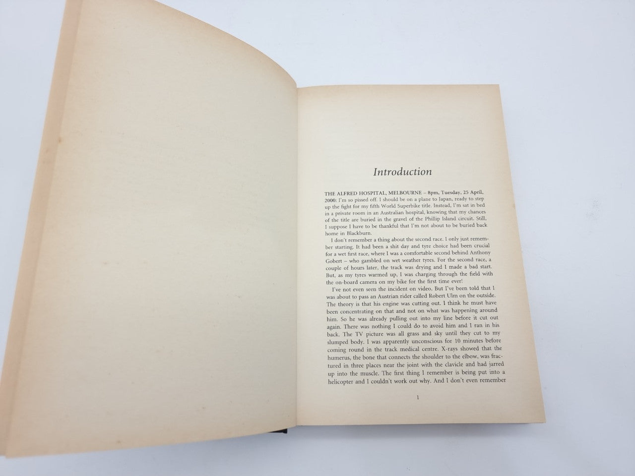 SIGNED Foggy - The Explosive Autobiography of the Four-time Superbike World Champion