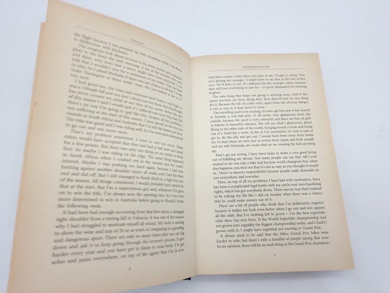 SIGNED Foggy - The Explosive Autobiography of the Four-time Superbike World Champion