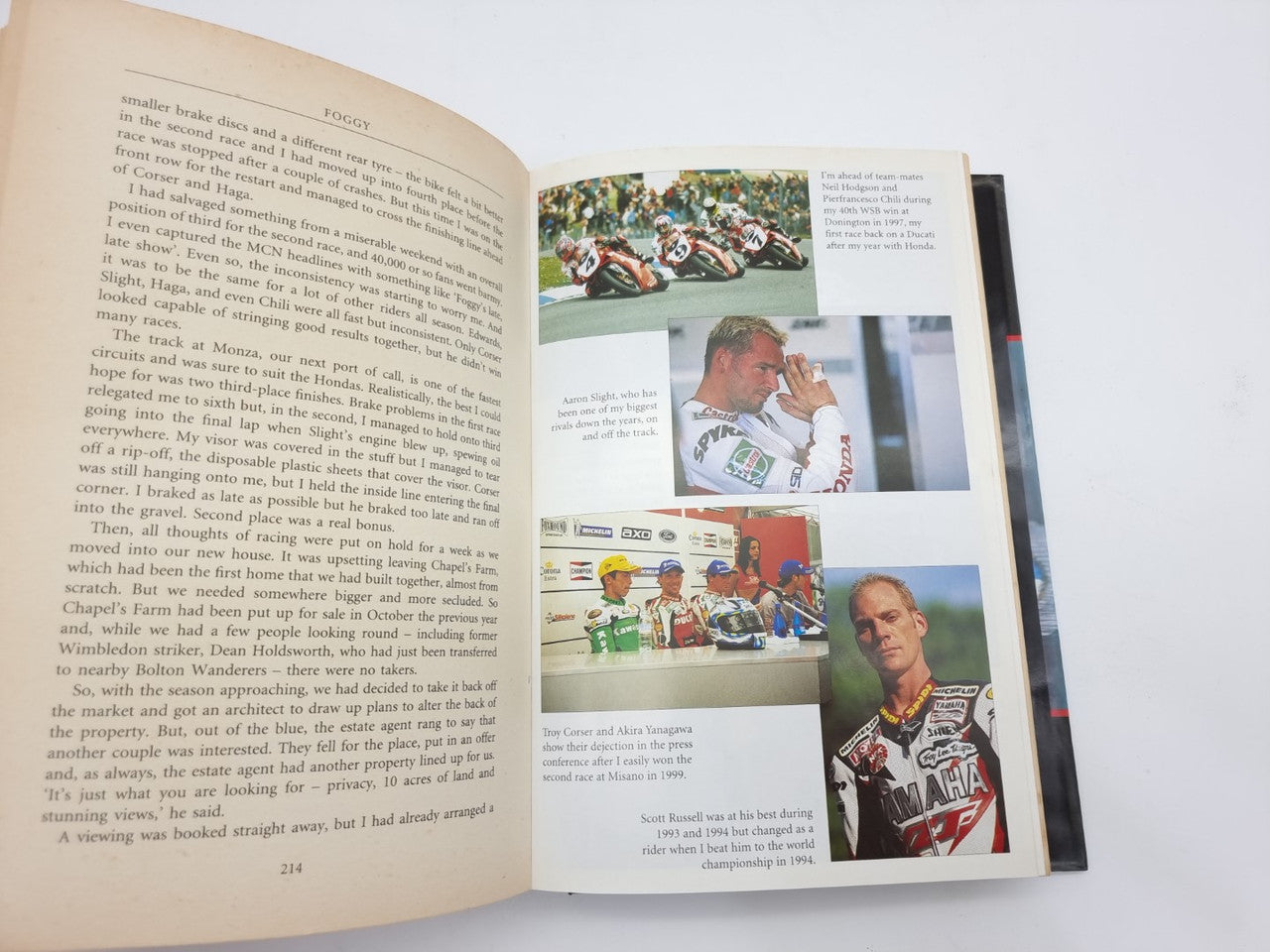 SIGNED Foggy - The Explosive Autobiography of the Four-time Superbike World Champion