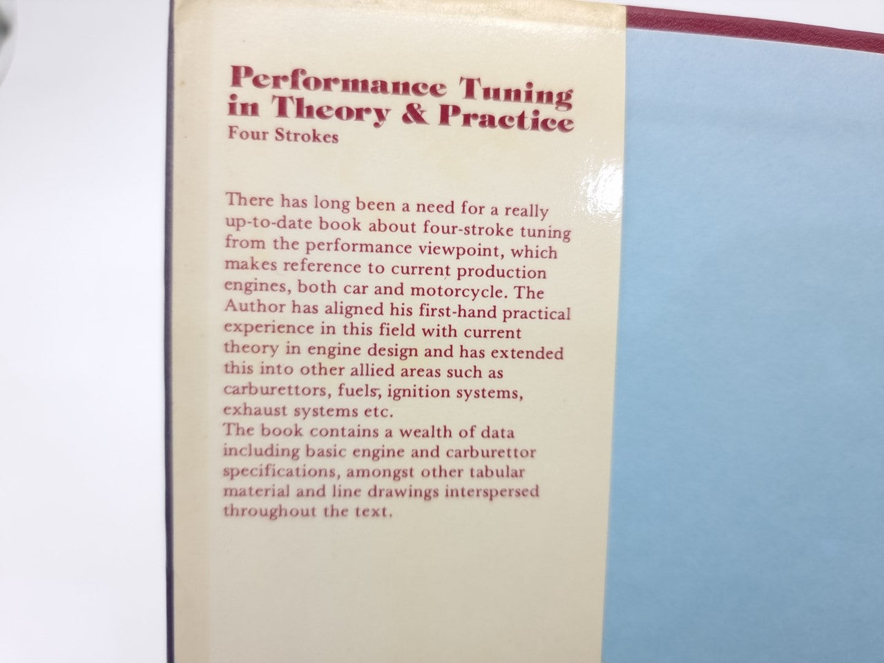 Open book page titled “Performance Tuning in Theory & Practice” with paragraph text