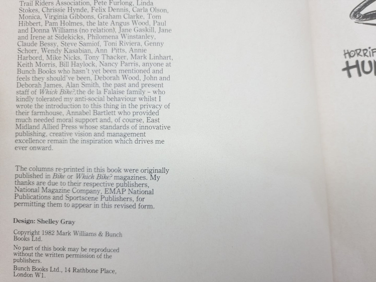 Vintage paperback book, text-heavy pages with small paragraphs and headings