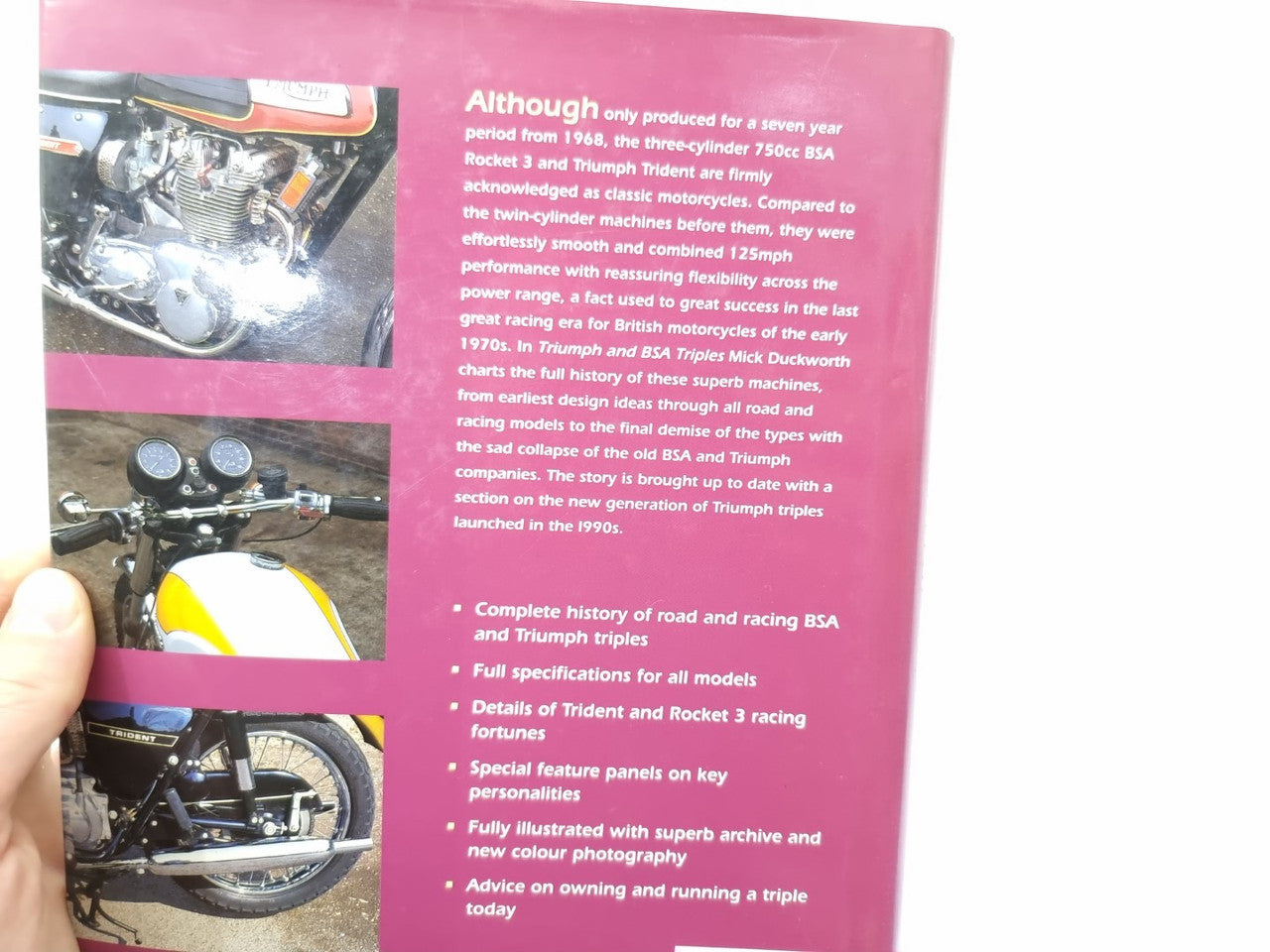 Triumph & BSA Triples Complete Story of the Trident & Rocket 3 (Mick Duckworth, 1997)