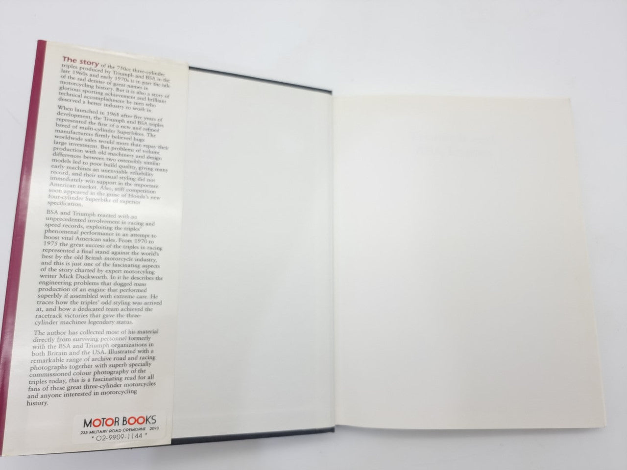 Triumph & BSA Triples Complete Story of the Trident & Rocket 3 (Mick Duckworth, 1997)