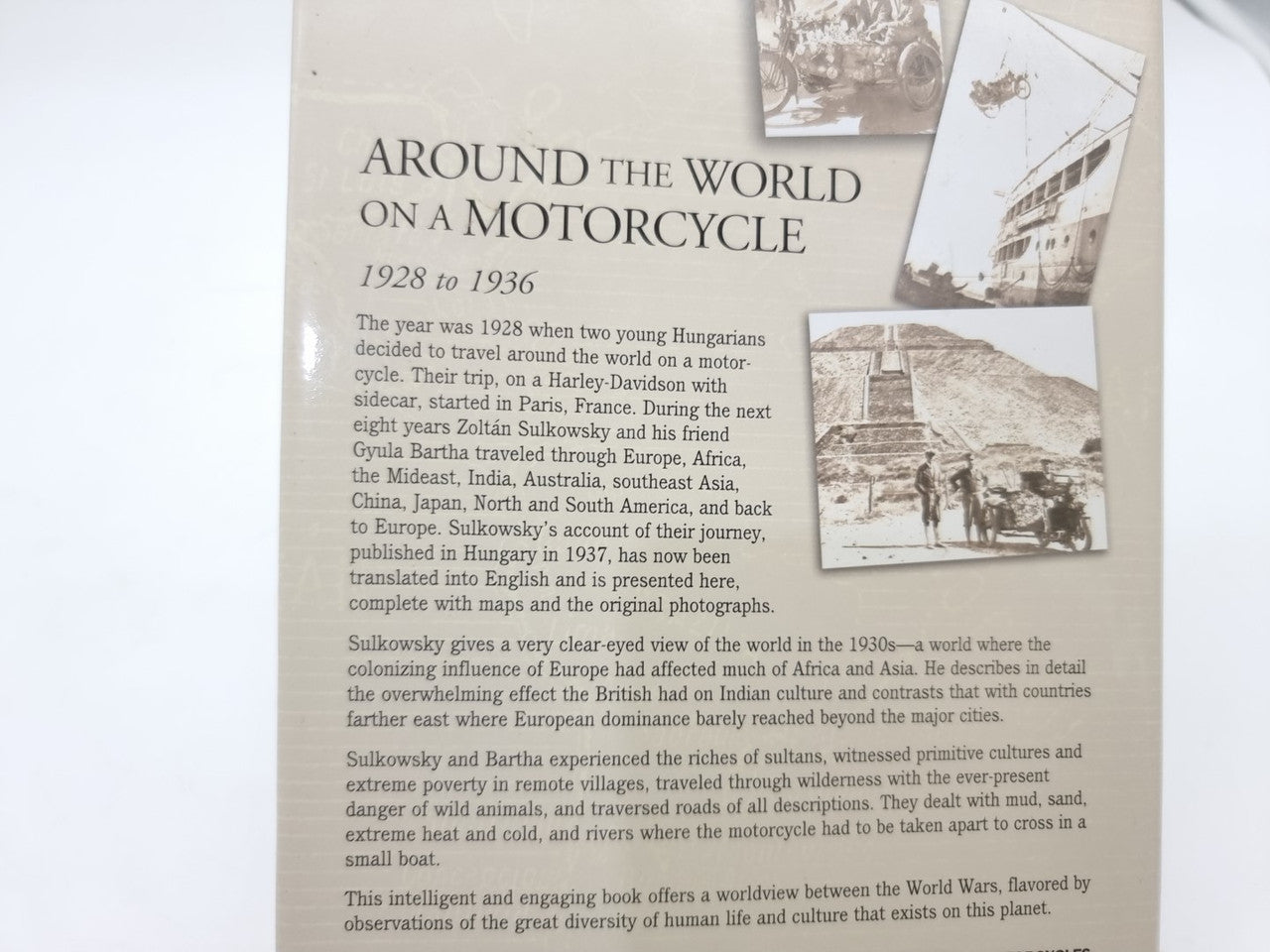 Around the World on a Motorcycle 1928 To 1936 (Zoltan Sulkowsky, 2008)