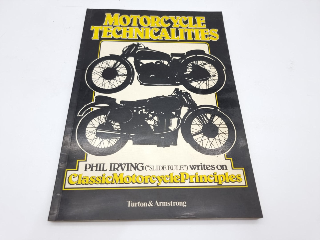 Motorcycle Technicalities Slide Rule Book 1st Edition (P.E. Irving, 1983)
