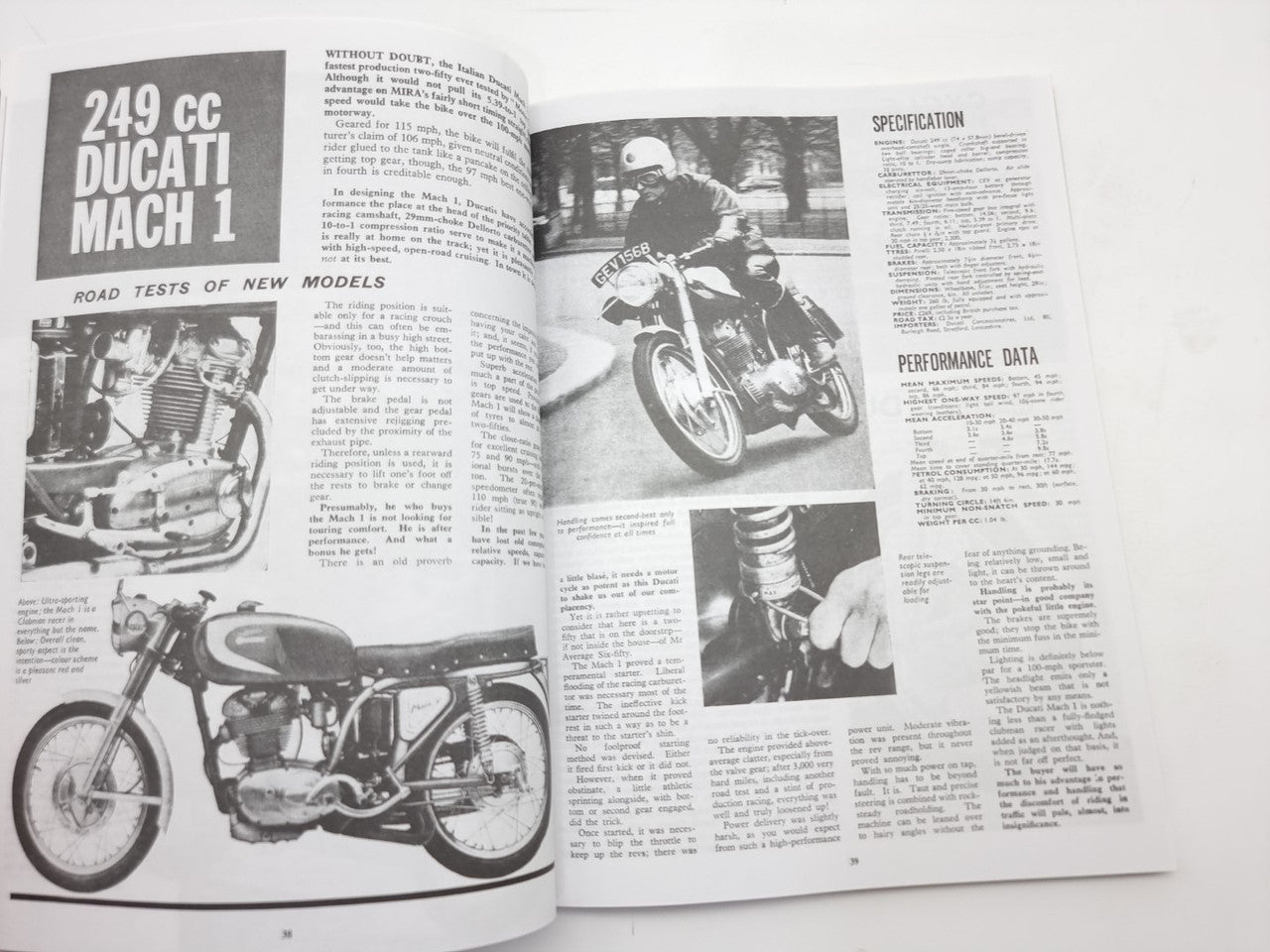Ducati 1960 - 1973 Gold Portfolio (Brooklands Books)