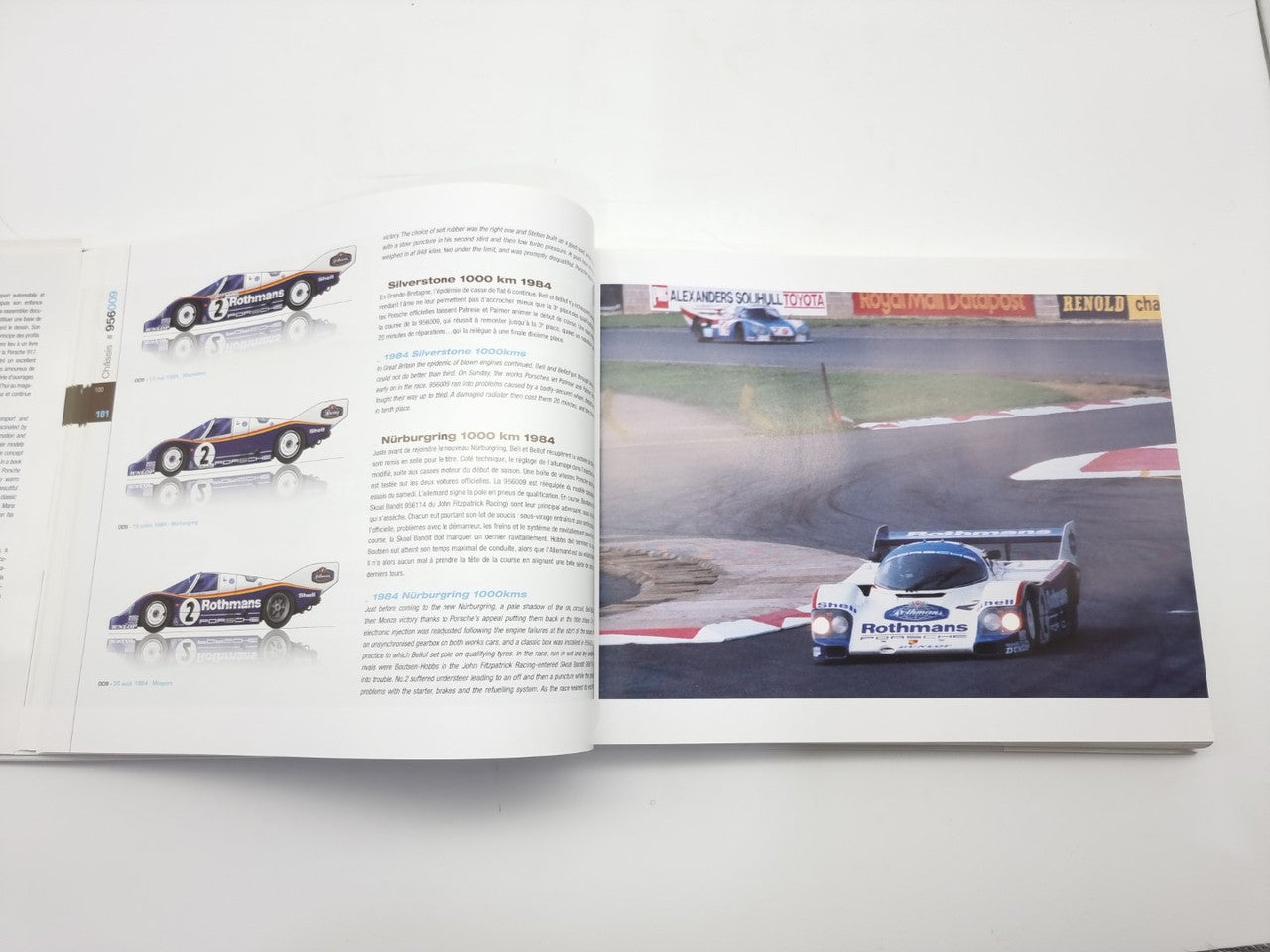 Porsche 956 - Sketches of Performances (Reynald Hezard, 2011, English and French Text)