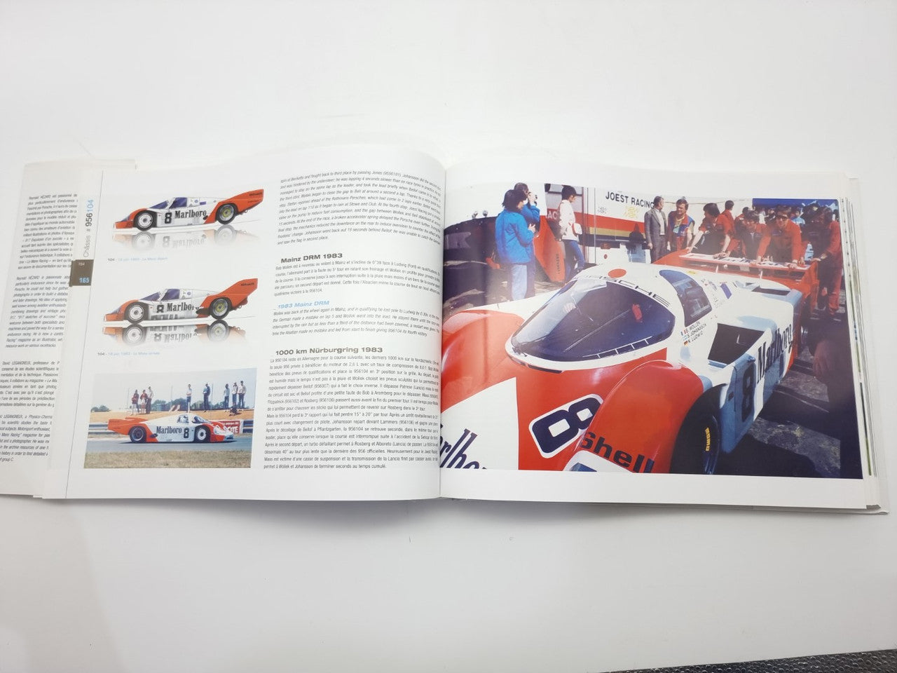Porsche 956 - Sketches of Performances (Reynald Hezard, 2011, English and French Text)