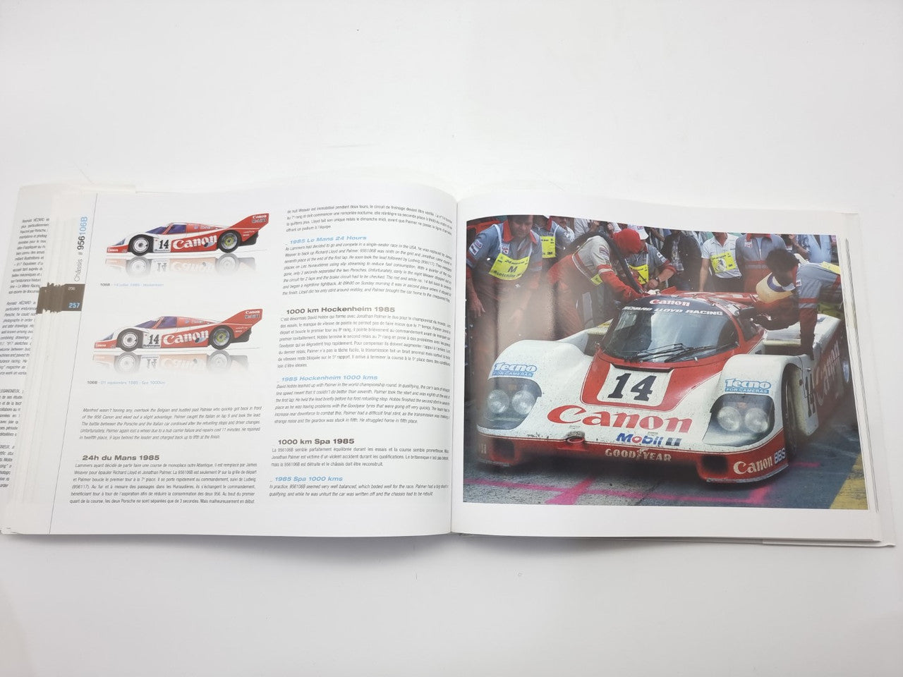 Porsche 956 - Sketches of Performances (Reynald Hezard, 2011, English and French Text)