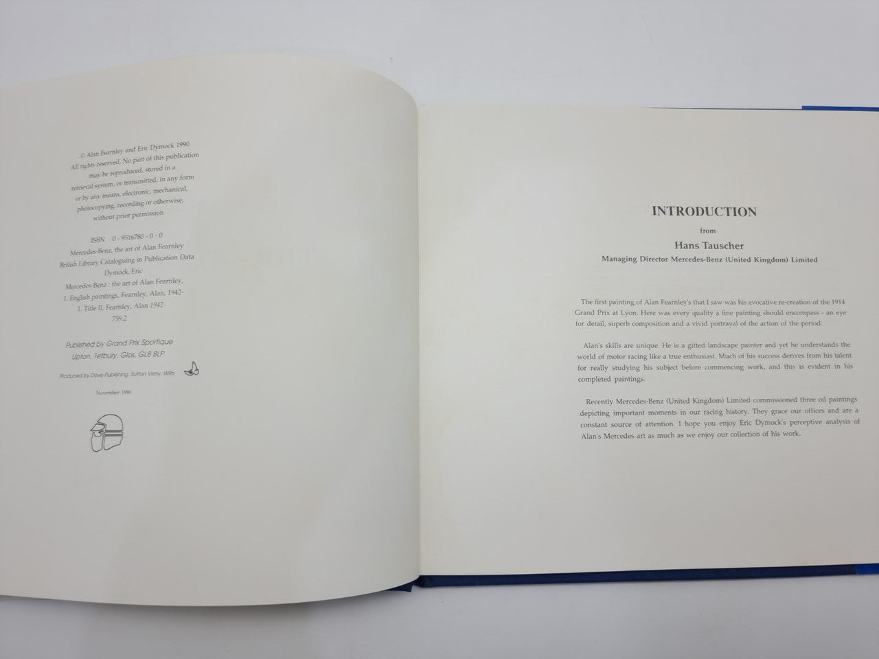 Mercedes Benz The Art Of Alan Fearnley (Eric Dymock, 1990 SIGNED)