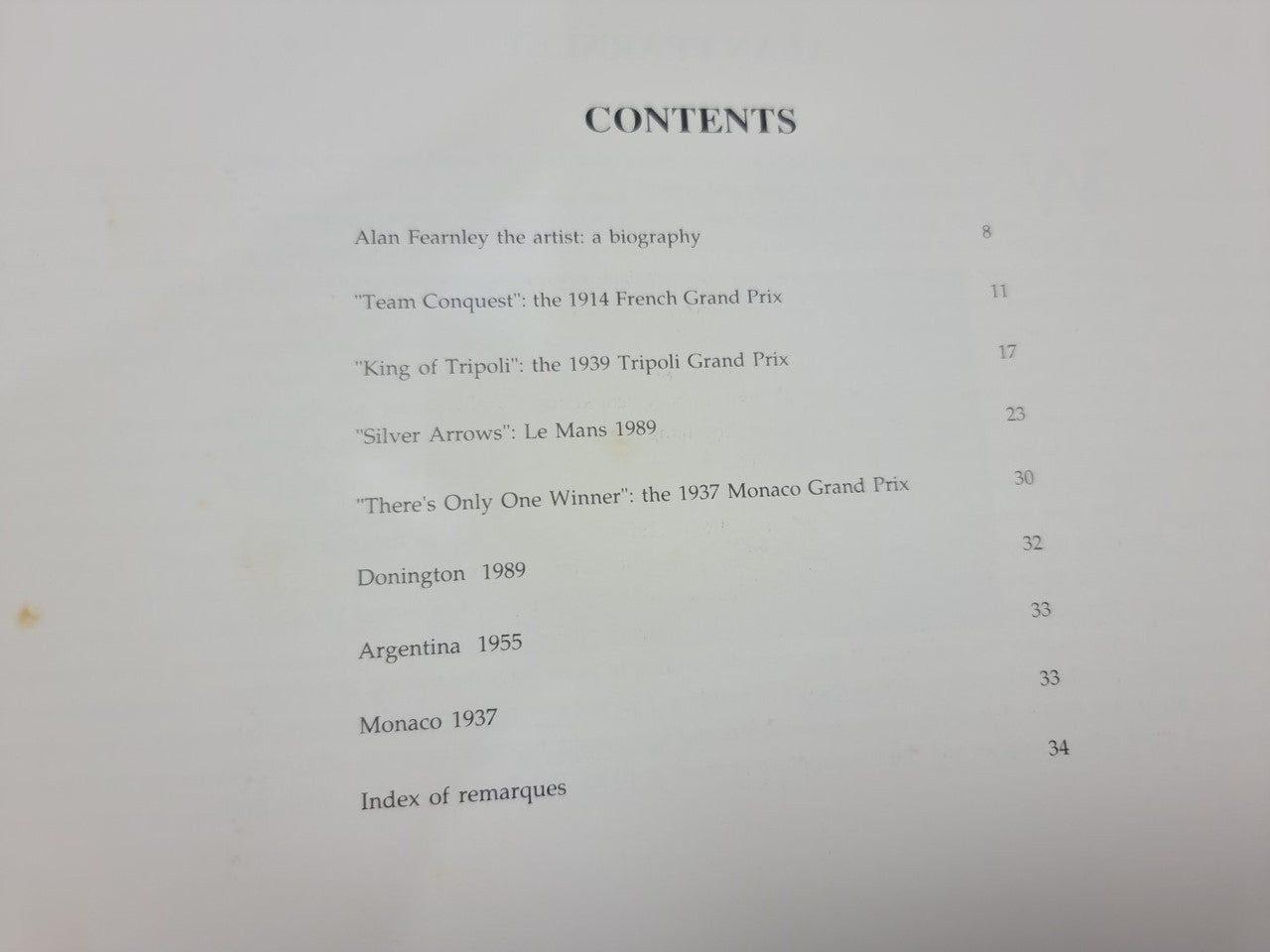 Mercedes Benz The Art Of Alan Fearnley (Eric Dymock, 1990 SIGNED)