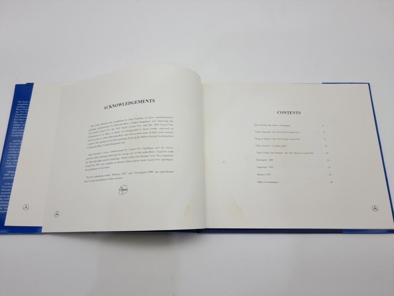 Mercedes Benz The Art Of Alan Fearnley (Eric Dymock, 1990 SIGNED)