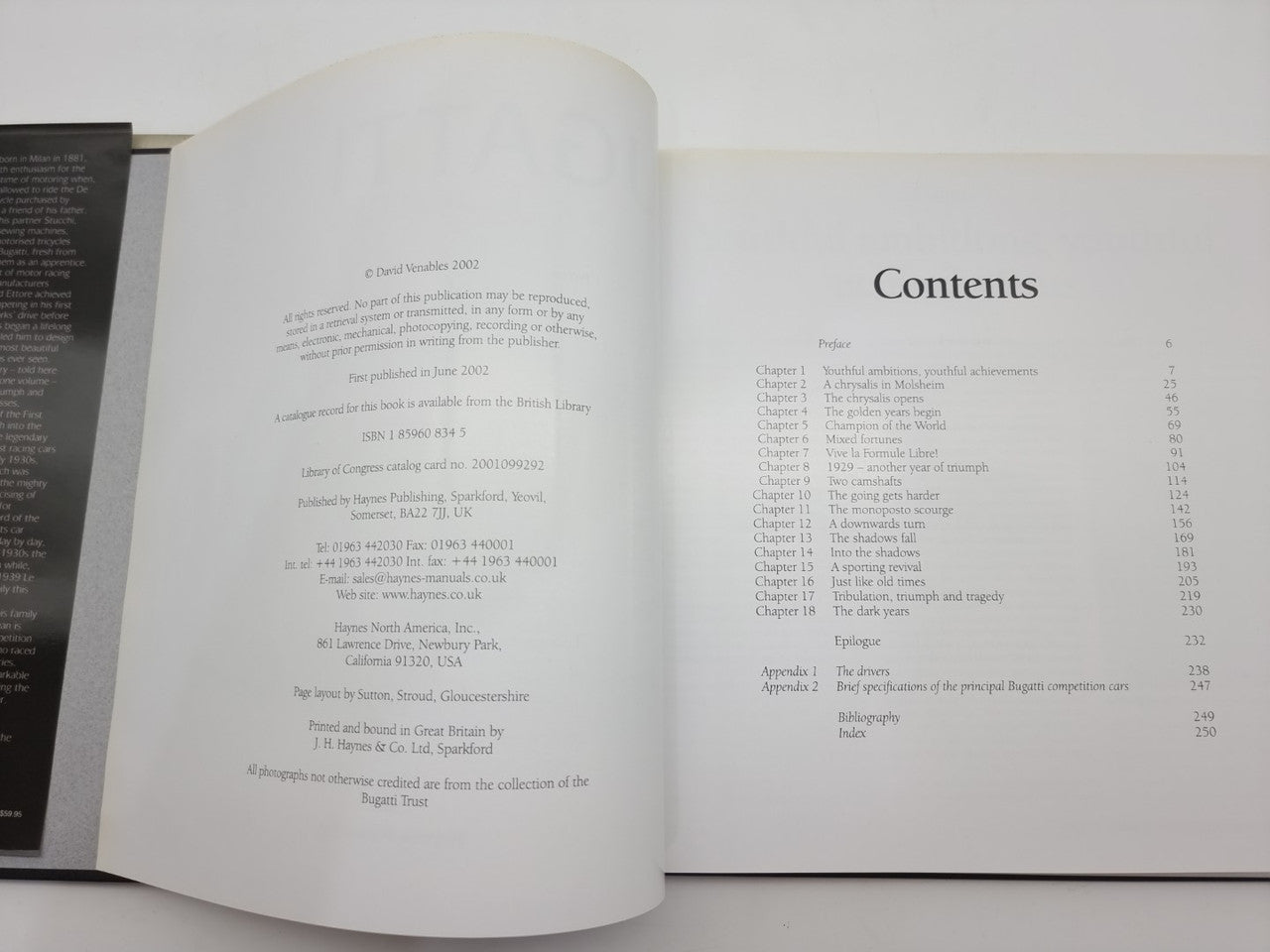 Bugatti A Racing History (David Venables, 2002)