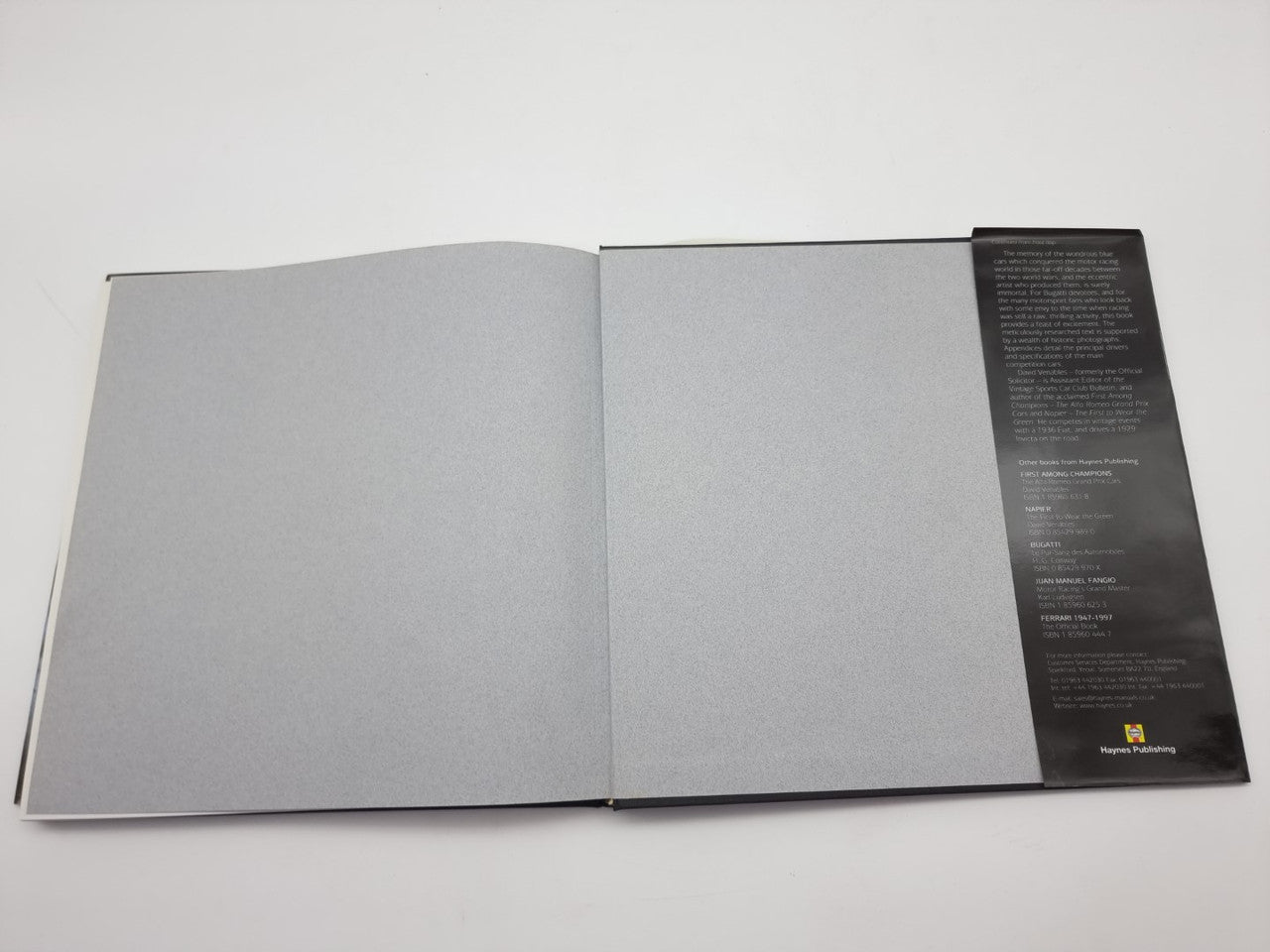 Bugatti A Racing History (David Venables, 2002)