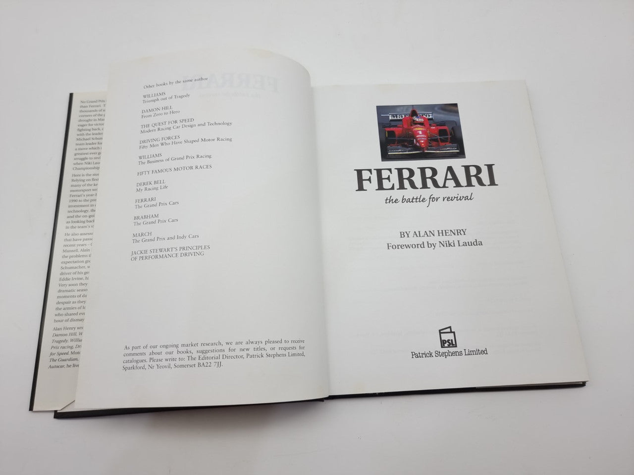 Ferrari - The Battle for Revival (Alan Henry, 1996)