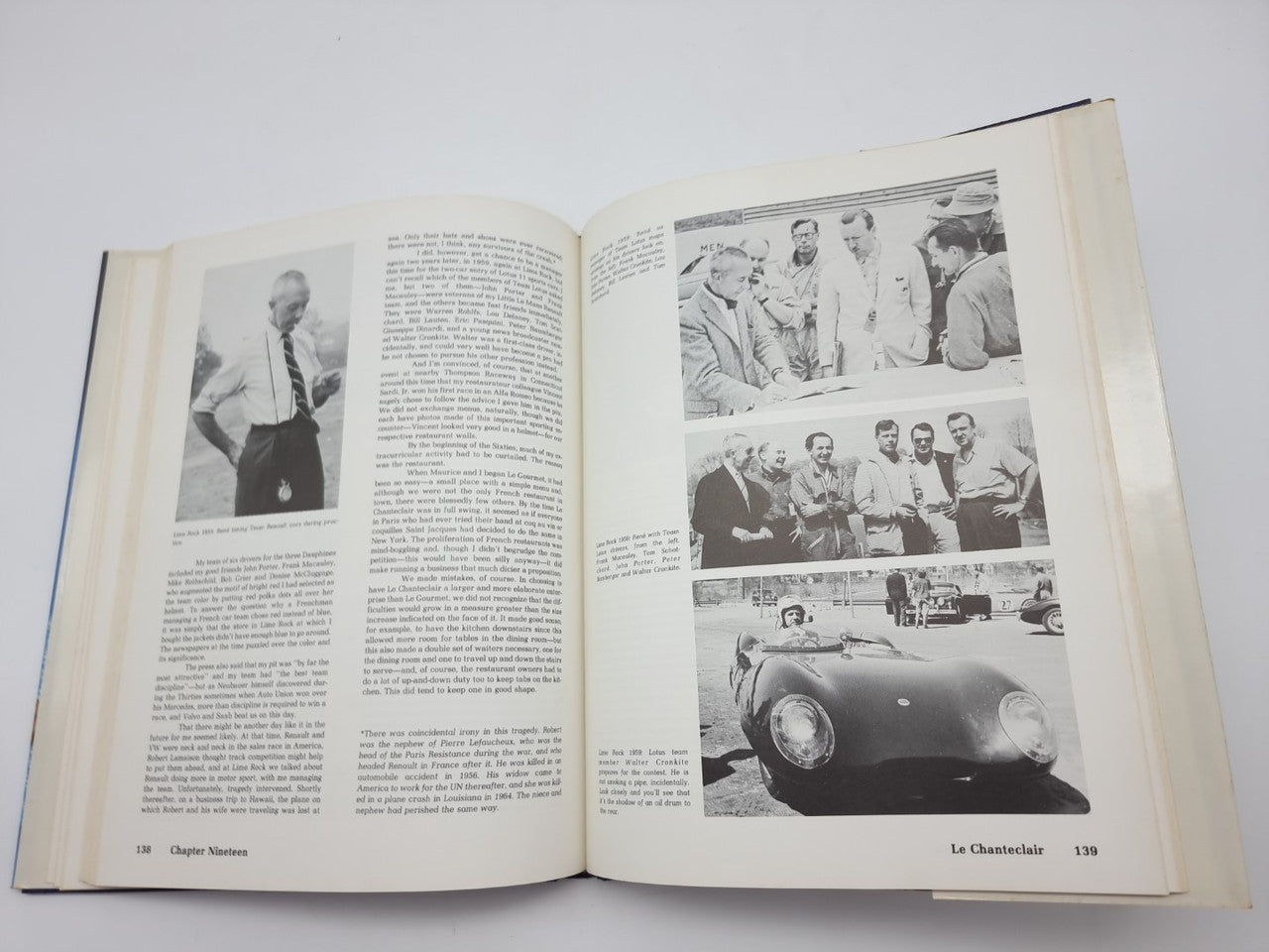 My Two Lives - Race Driver To Restauranter SIGNED (Rene Dreyfus, 1983)