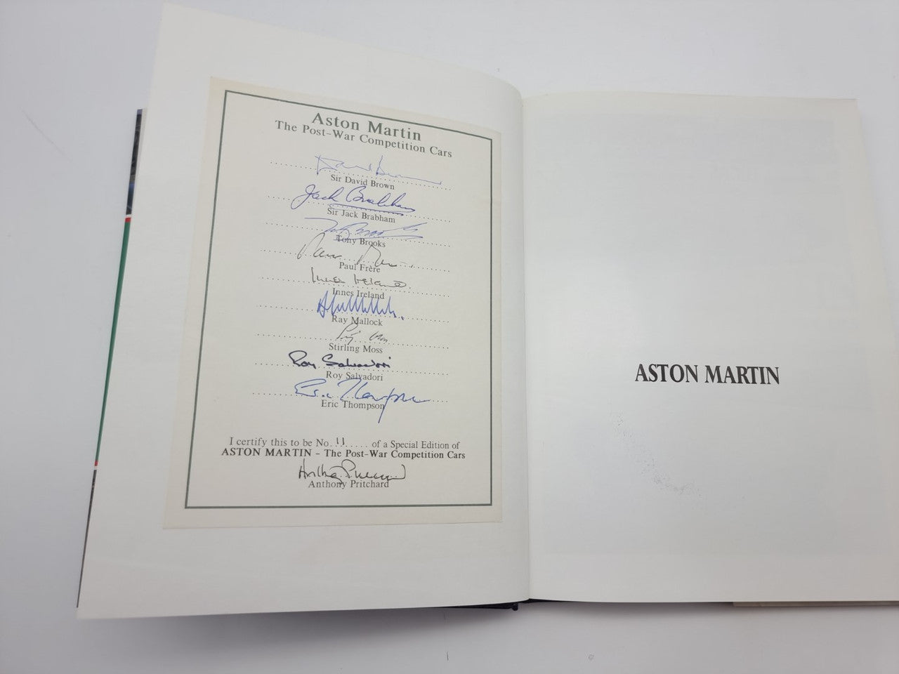 Aston Martin - The Post-War Competition Cars (Anthony Pritchard)