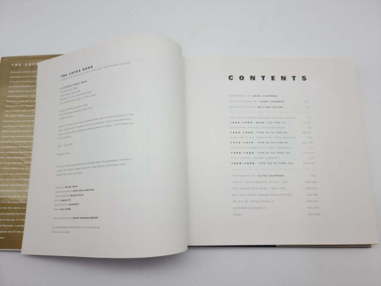 The Lotus Book - Series Two - The Complete History of  Lotus Cars (Signed, William Taylor, 1999)