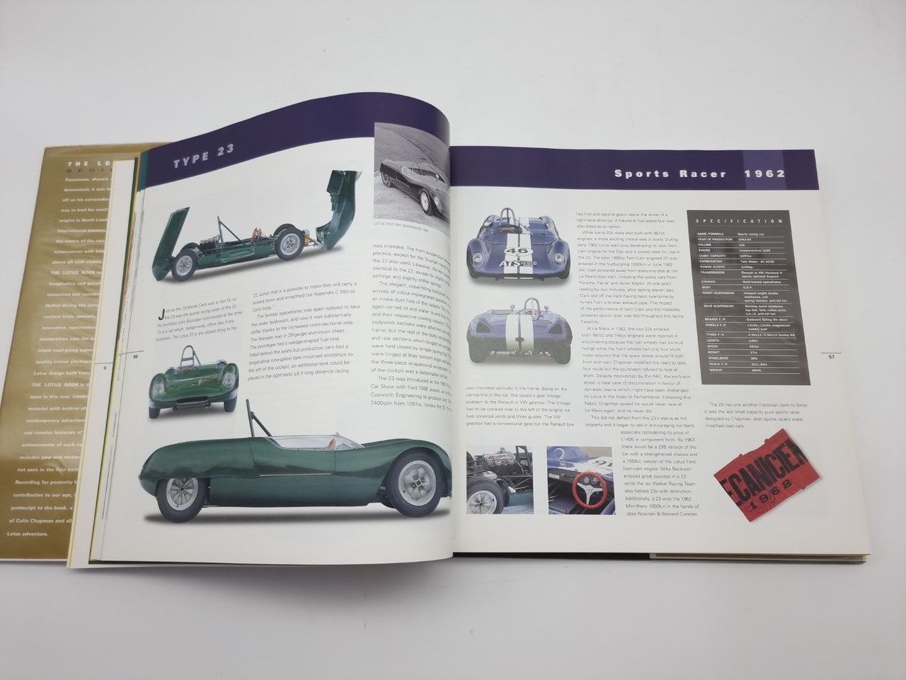 The Lotus Book - Series Two - The Complete History of  Lotus Cars (Signed, William Taylor, 1999)