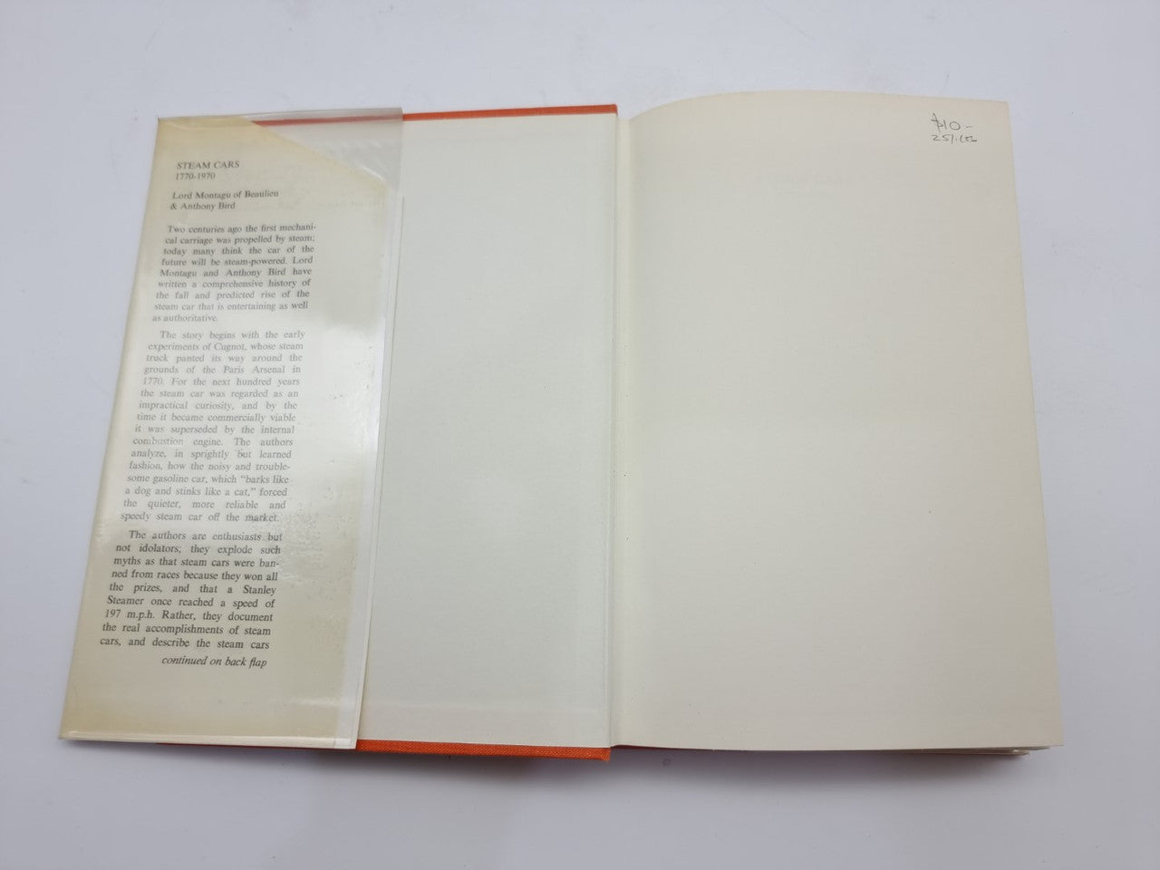 Steam Cars 1770 - 1970 (Lord Montagu Of Beaulieu, 1971)