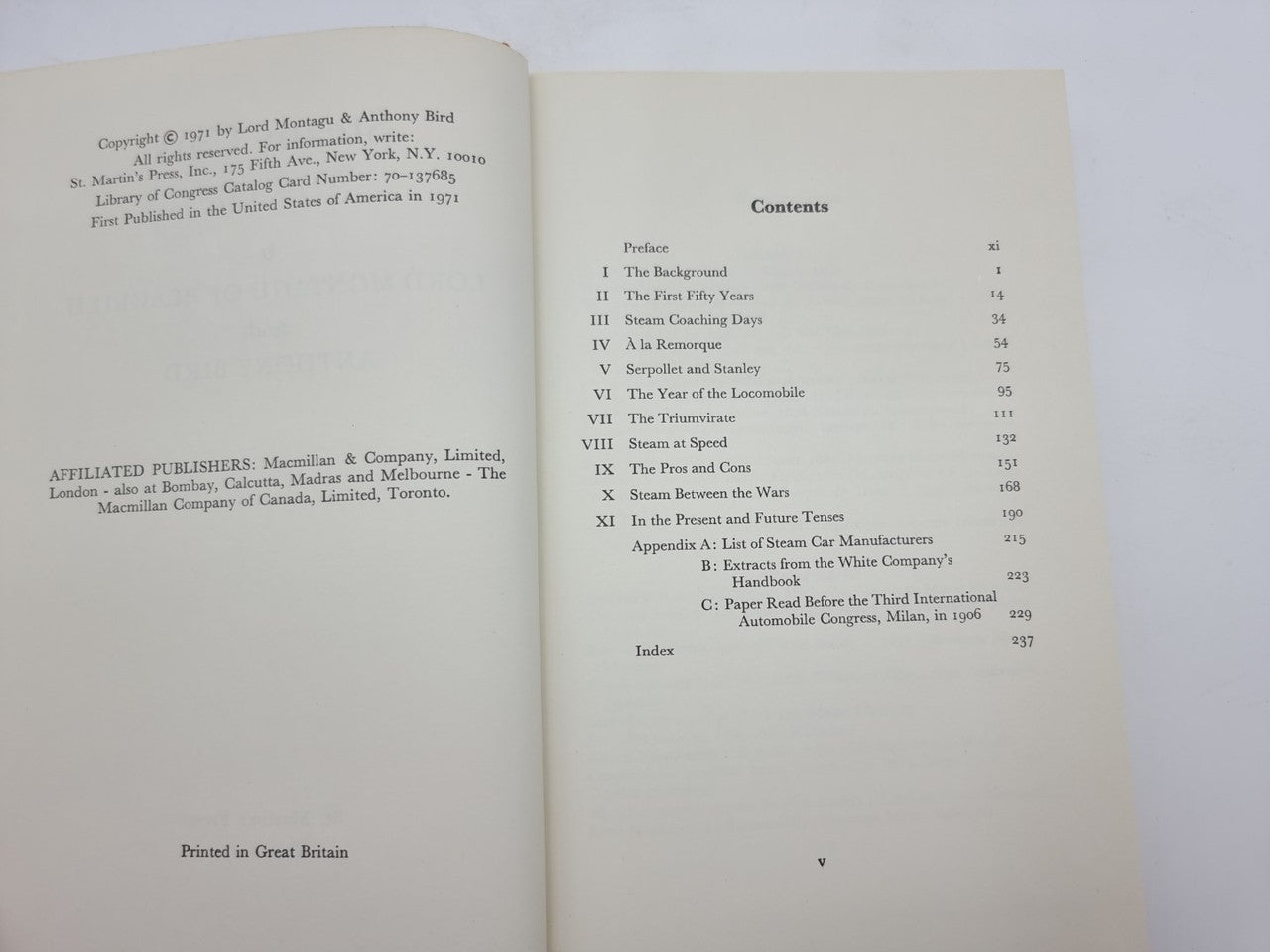 Steam Cars 1770 - 1970 (Lord Montagu Of Beaulieu, 1971)