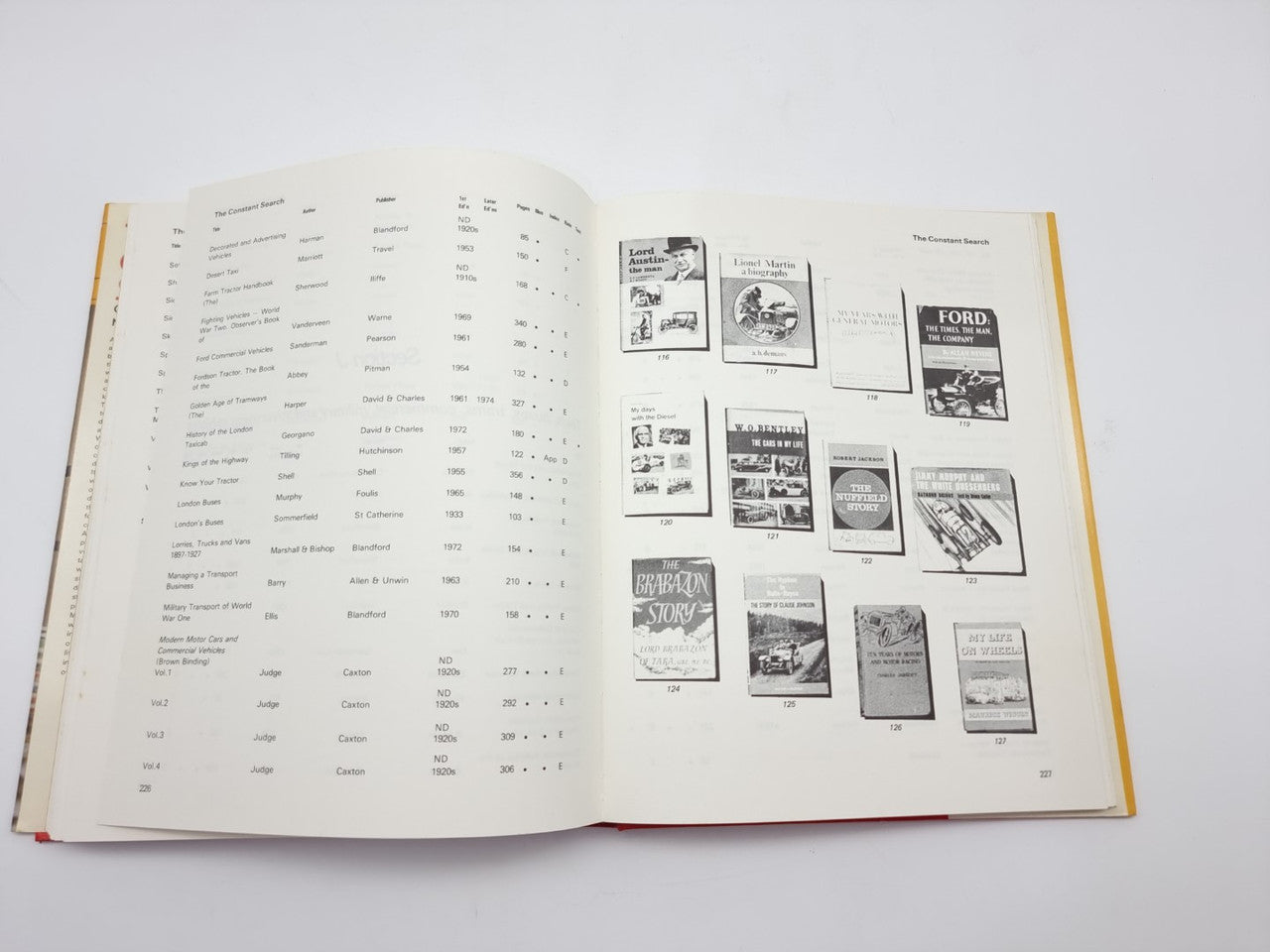 The Constant Search Collecting Motoring  and Motorcycle Books (Charles Mortimer, 1982)