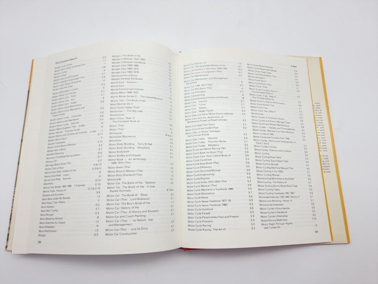 The Constant Search Collecting Motoring  and Motorcycle Books (Charles Mortimer, 1982)