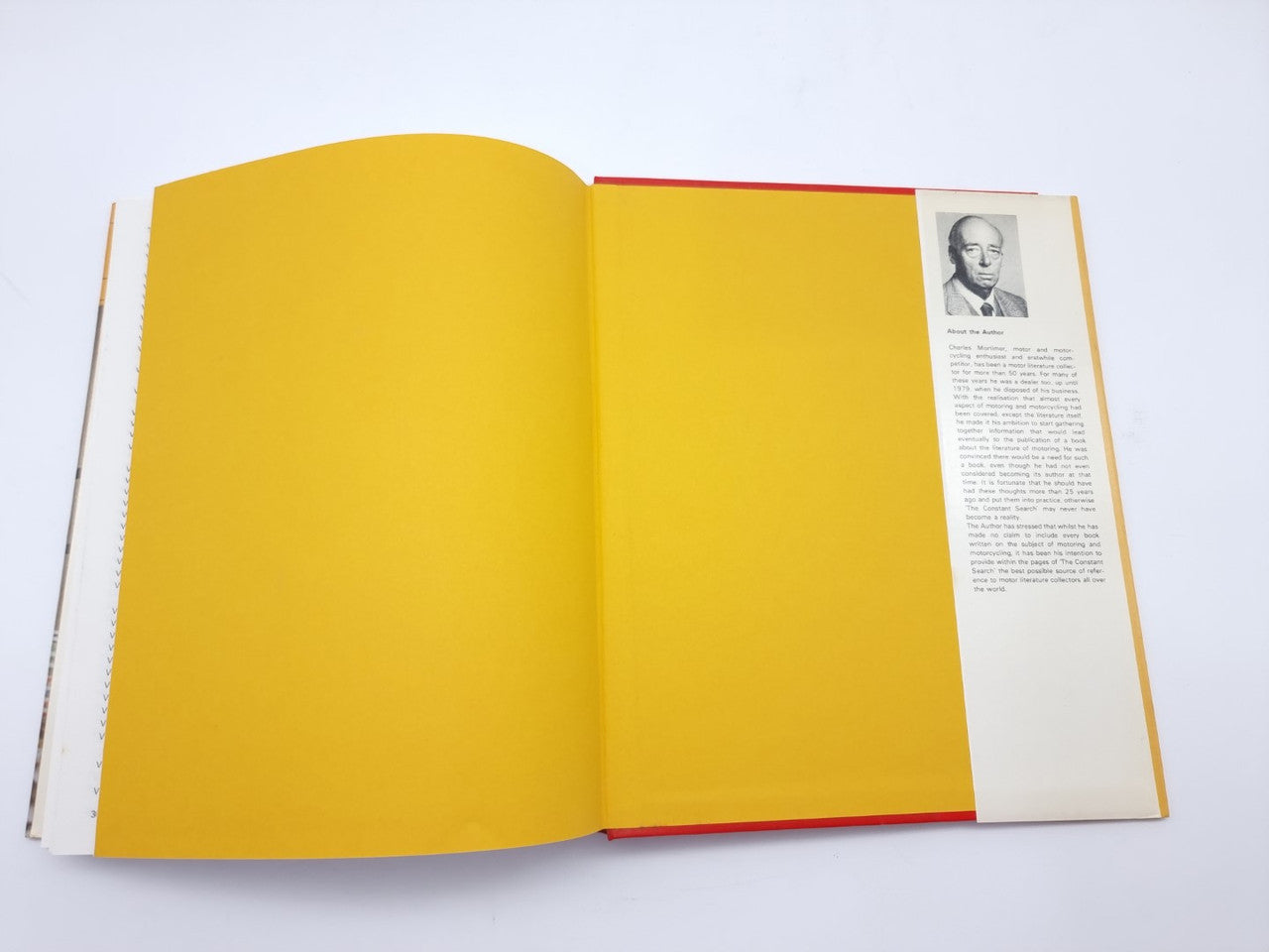 The Constant Search Collecting Motoring  and Motorcycle Books (Charles Mortimer, 1982)