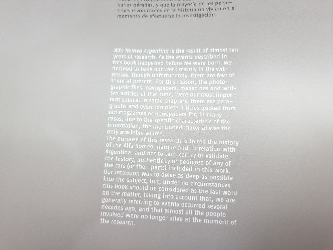 Alfa Romeo Argentina (Cristian Bertschi, Estanislao Lacona, 2005)