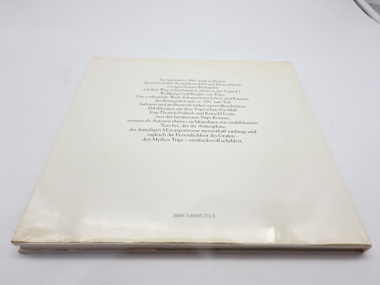 Graf Berghe von Trips Deutsche Rennfahrerkarriere (SIGNED, Jorg-Thomas Fodisch & Reinold Louis, 1991)