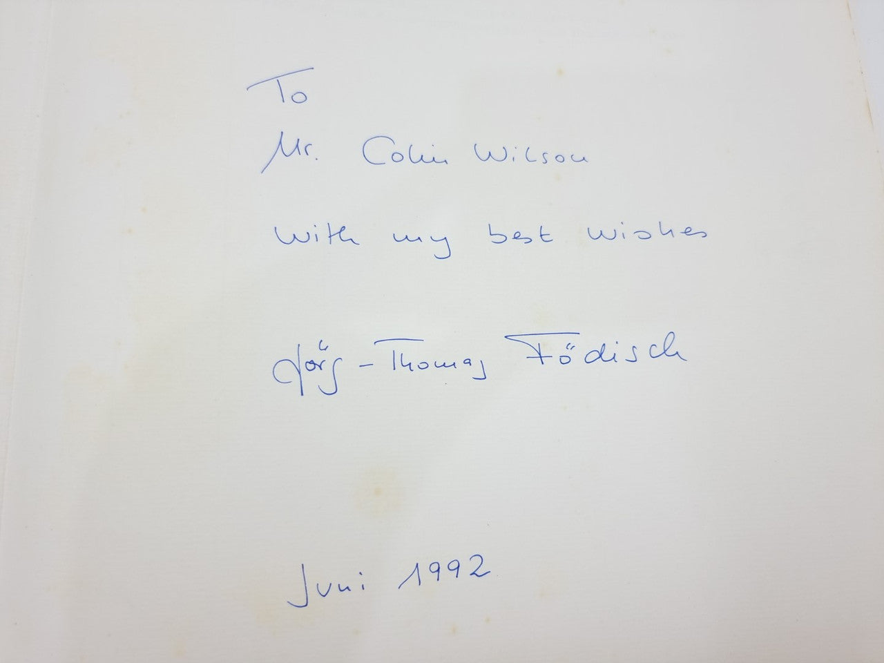 Graf Berghe von Trips Deutsche Rennfahrerkarriere (SIGNED, Jorg-Thomas Fodisch & Reinold Louis, 1991)