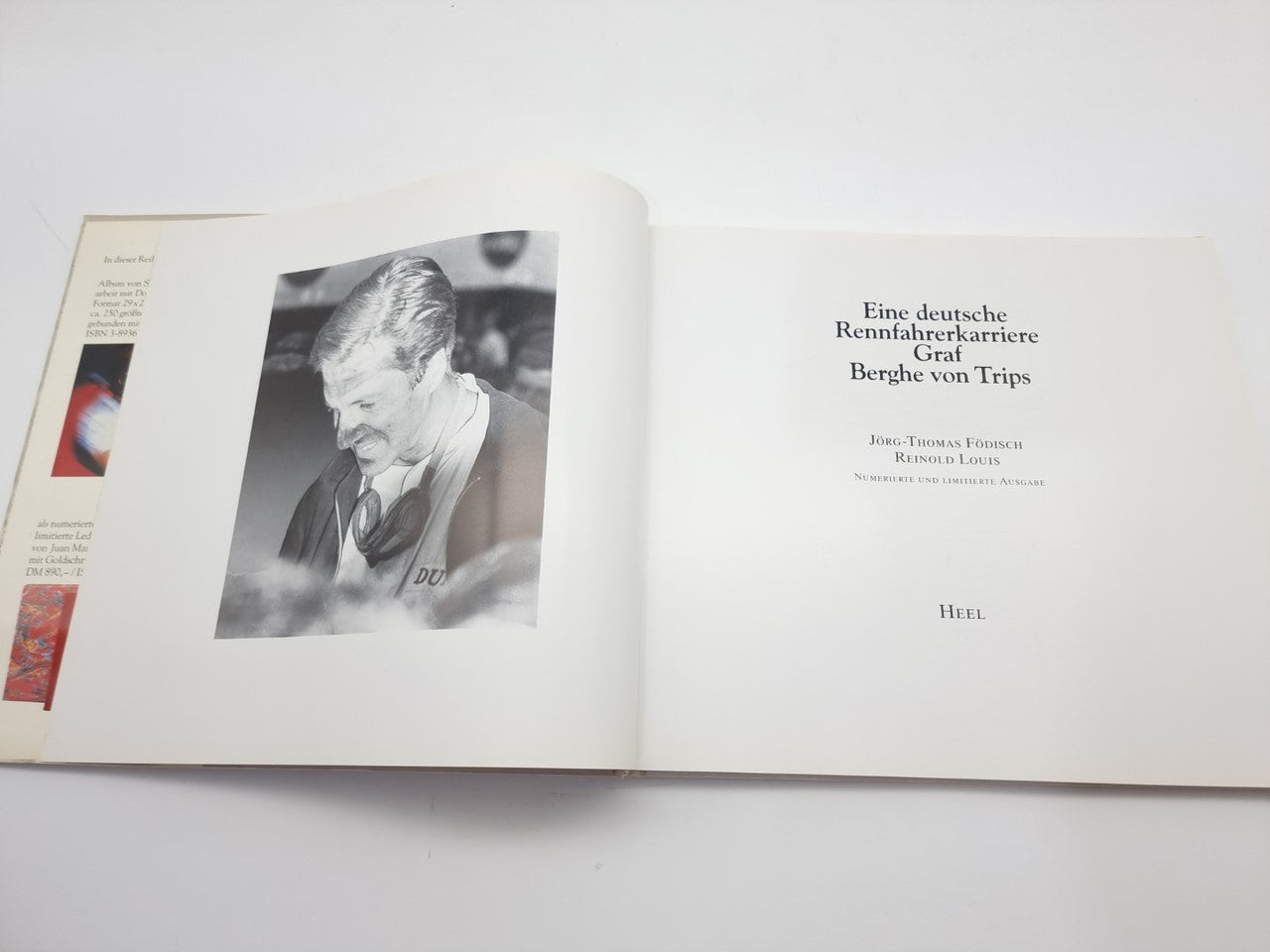 Graf Berghe von Trips Deutsche Rennfahrerkarriere (SIGNED, Jorg-Thomas Fodisch & Reinold Louis, 1991)
