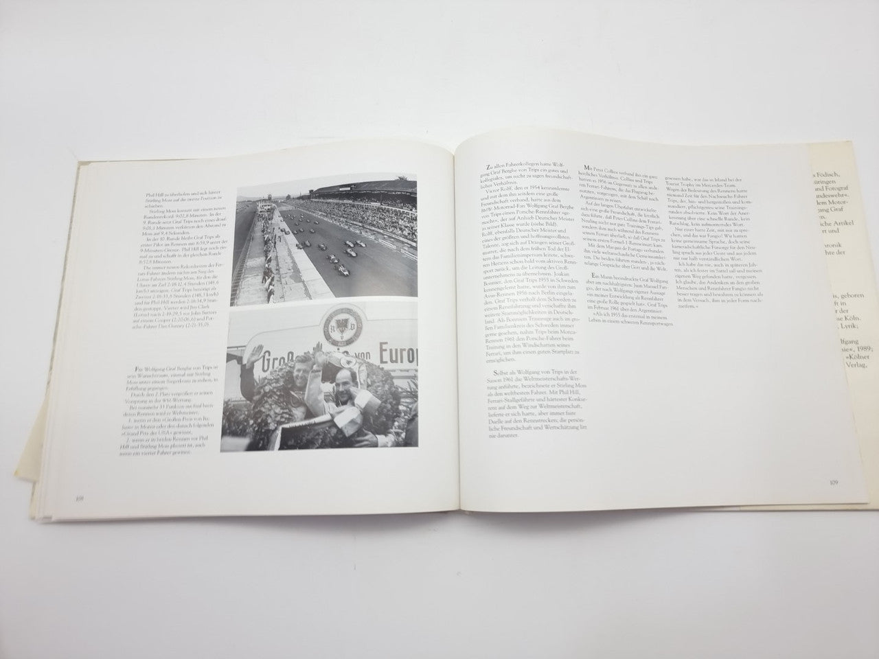 Graf Berghe von Trips Deutsche Rennfahrerkarriere (SIGNED, Jorg-Thomas Fodisch & Reinold Louis, 1991)