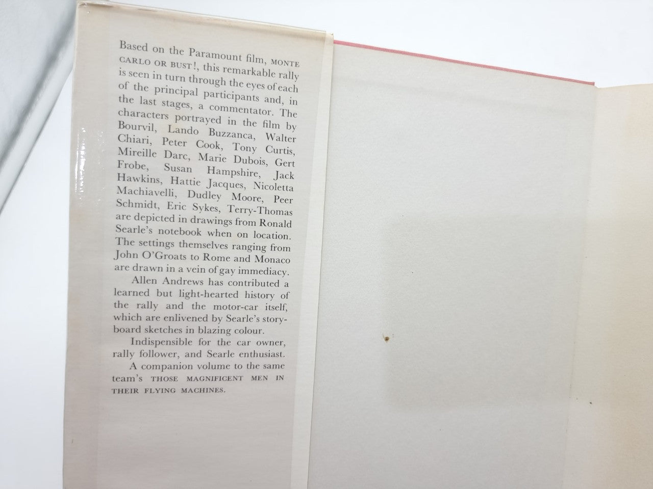 Vintage book page with dense printed text and small title header near top.