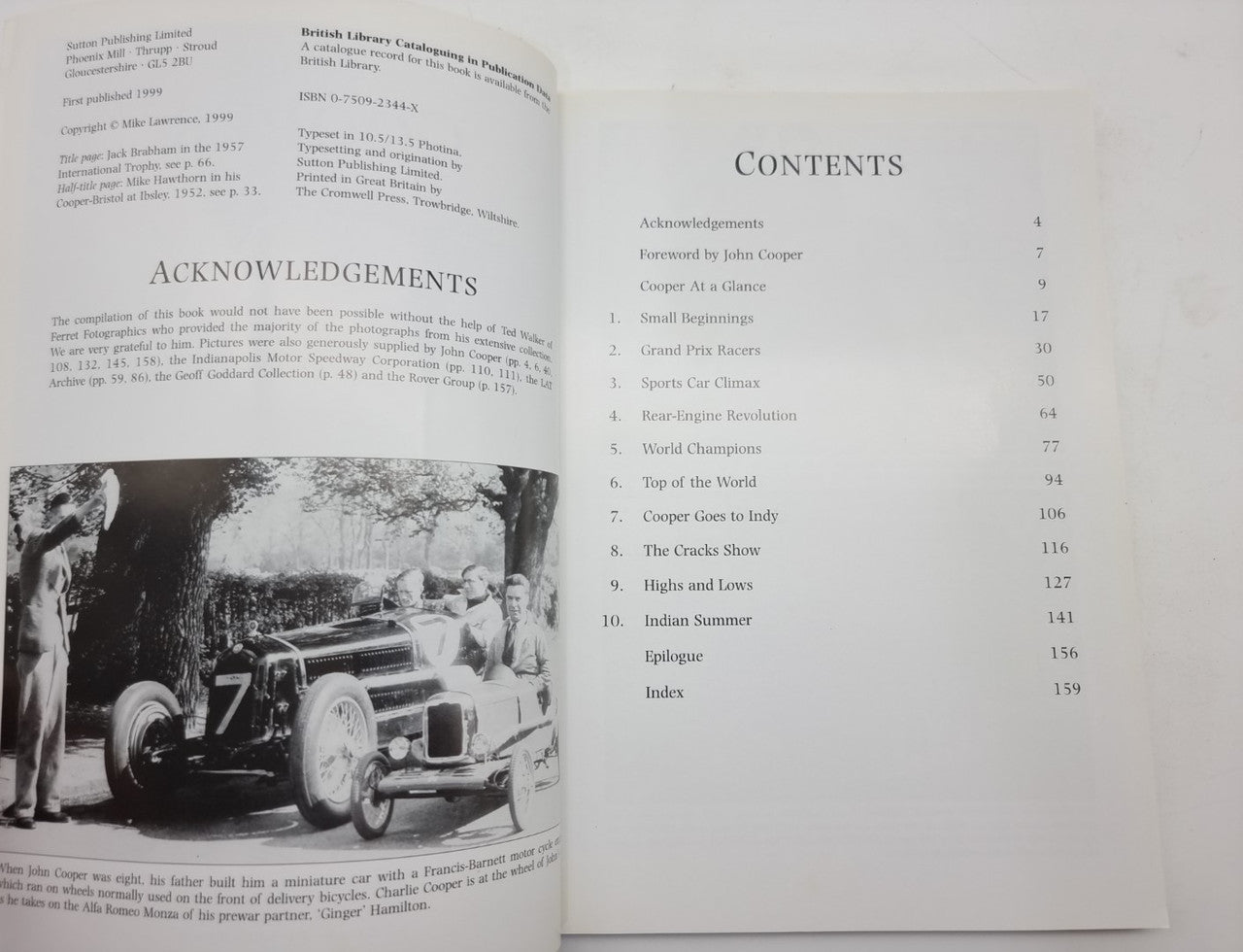 Cooper Book Sutton's Photographic History of Transport