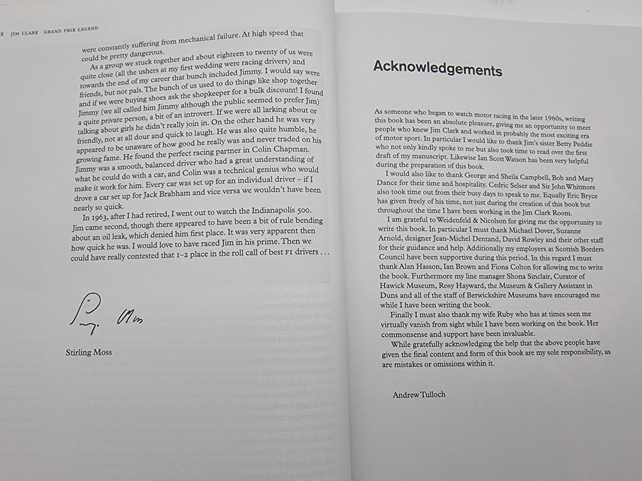 Jim Clark: Grand Prix Legend (Andrew Tulloch. 2008)