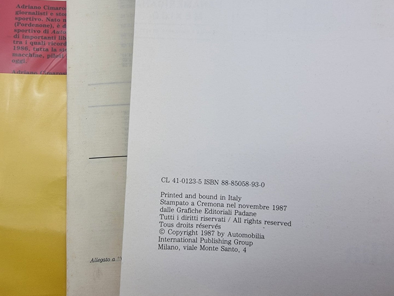 Carrera Panamericana Mexico (Adraino Cimarosti, 1987)