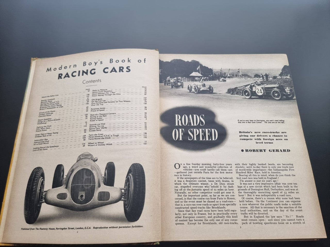 Modern Boy's Book of Racing Cars