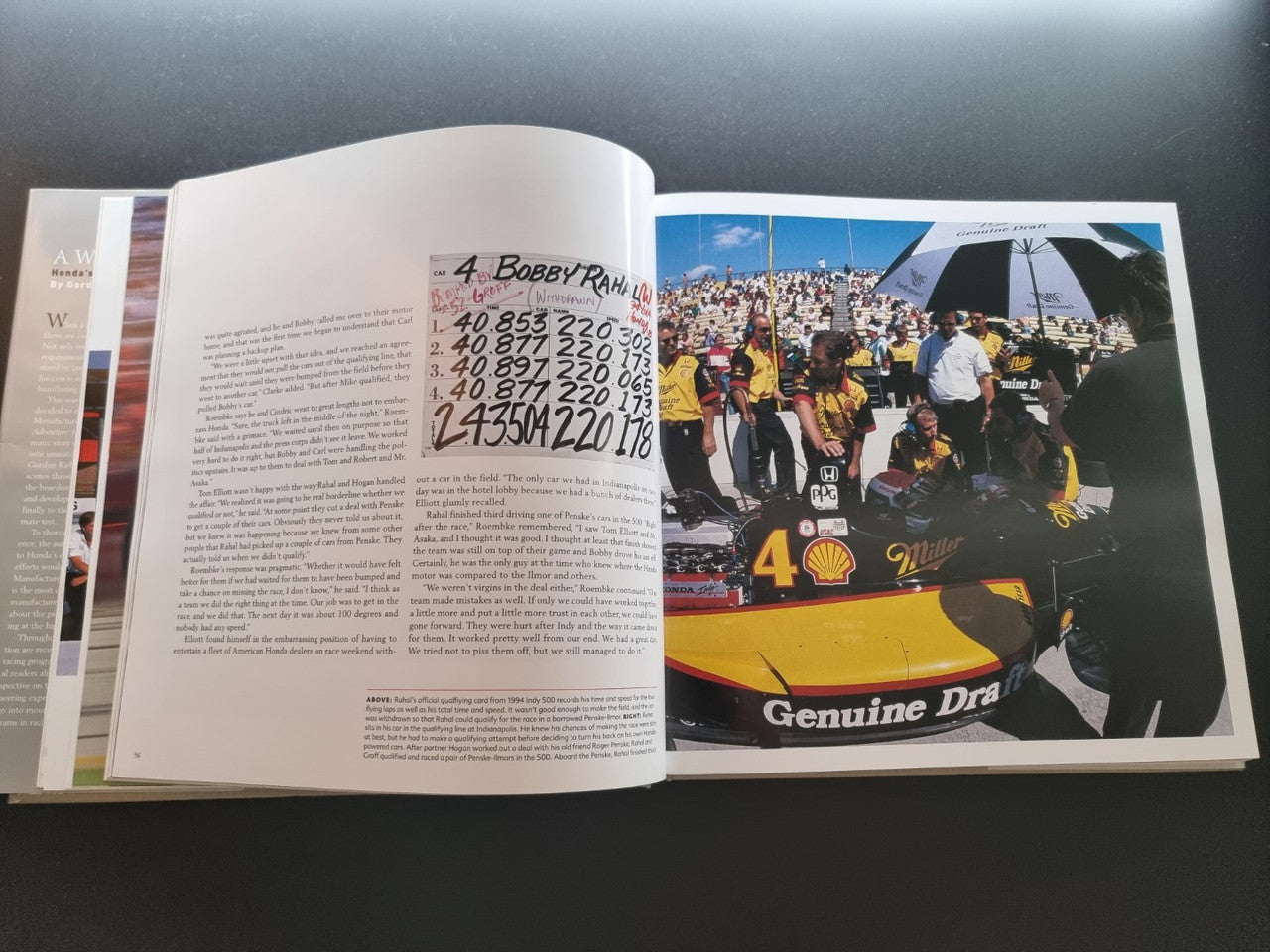 A Winning Adventure Honda's Decade in Cart Racing (Gordon Kirby, John Oreovicz, 2004)