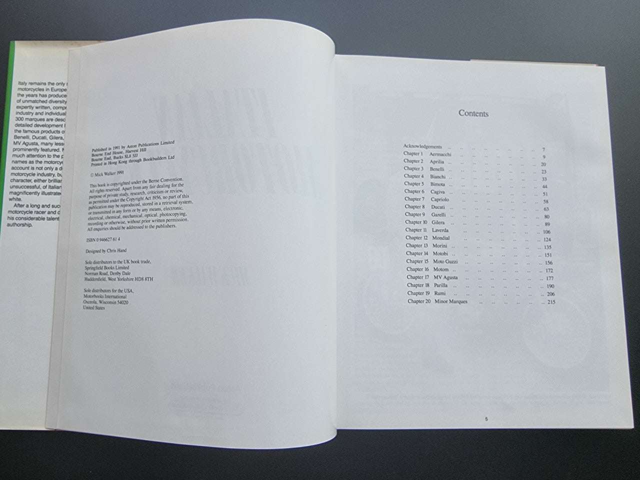 Italian Motorcycles (Mick Walker, 1991)