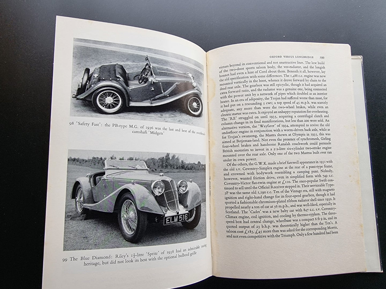 Cars of the 1930s (Michael Sedgwick, 1970, 1st Edition)
