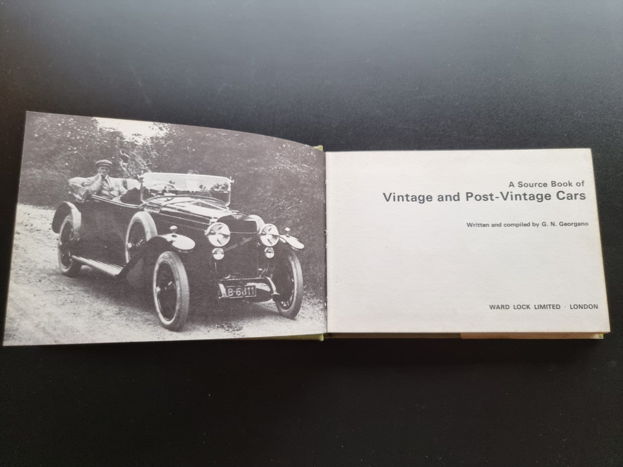 A Source Book of Vintage and Post-vintage Cars (G. N. Georgano, 1974)