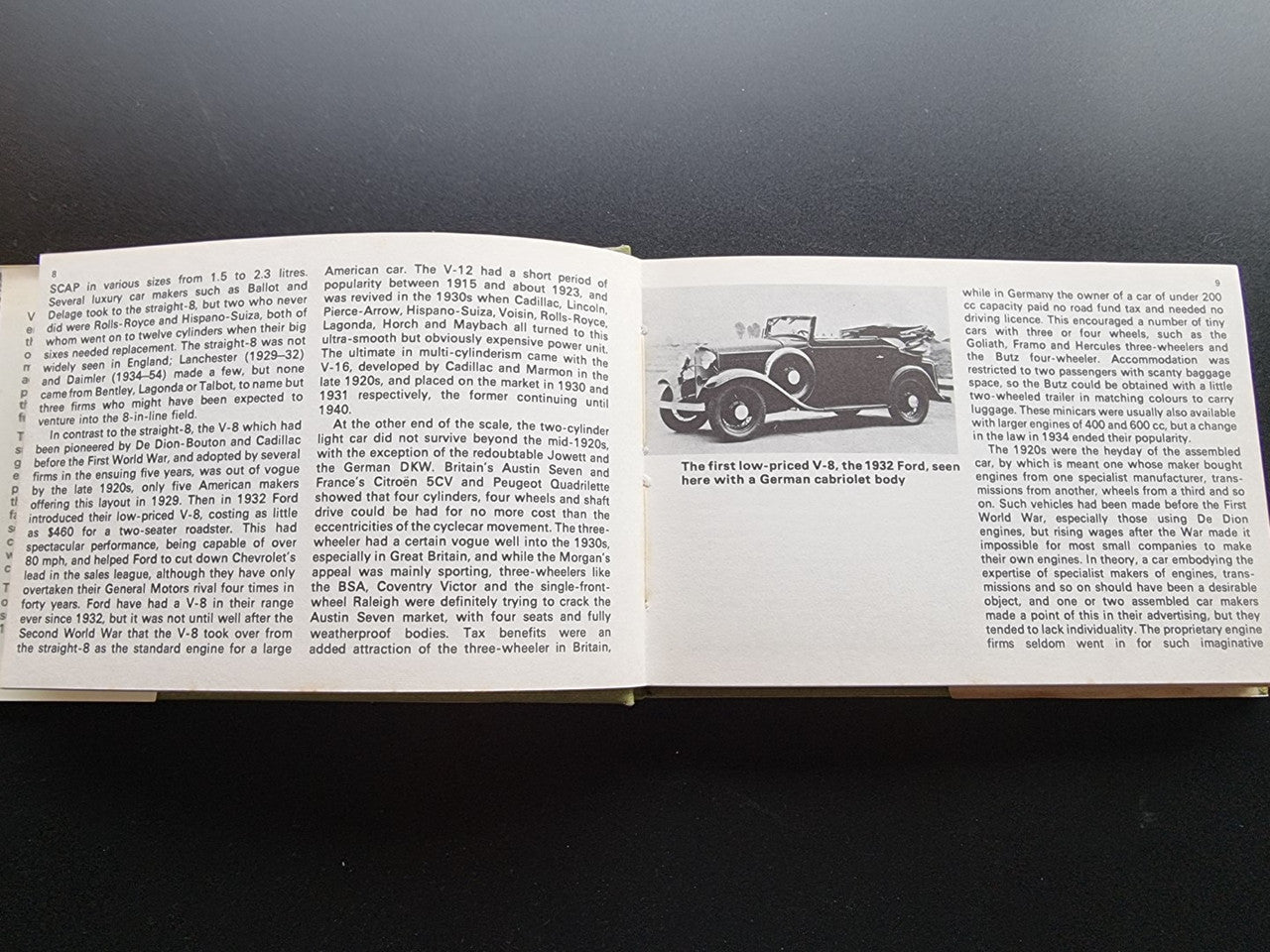 A Source Book of Vintage and Post-vintage Cars (G. N. Georgano, 1974)