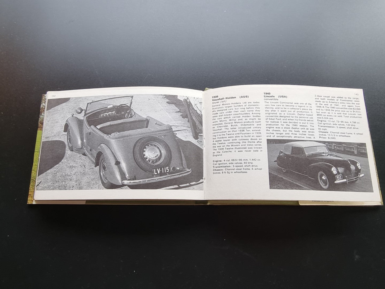 A Source Book of Vintage and Post-vintage Cars (G. N. Georgano, 1974)