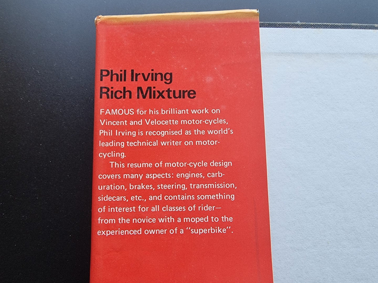 Rich Mixture - A Motorcycle Miscellany (Phil Irving, 1977)