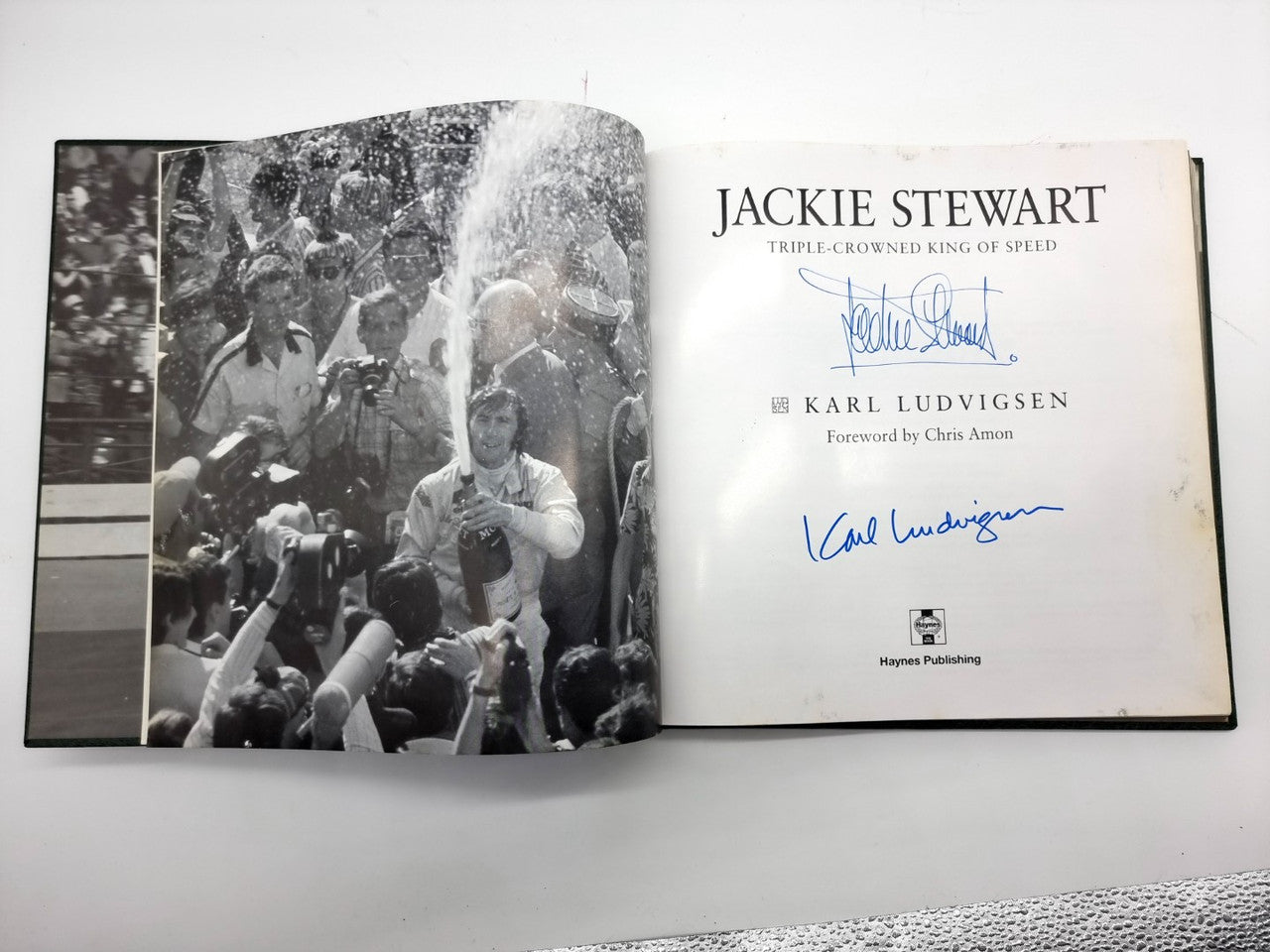 Jackie Stewart (Karl Ludvigsen, leatherbound, limited signed edition)